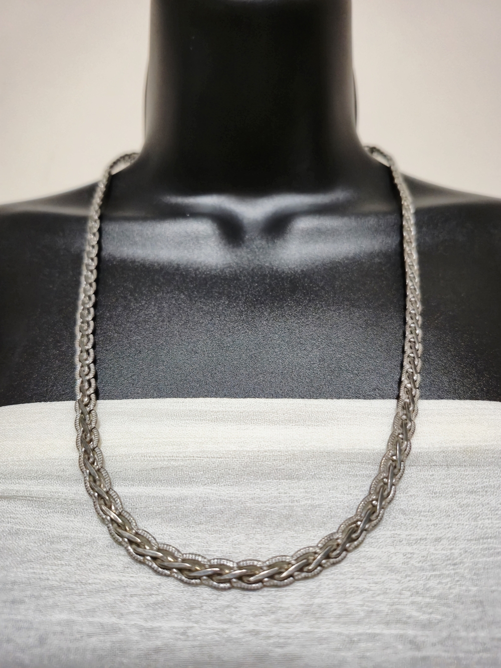 Silver Rope Chain Necklace - Women Jewelry